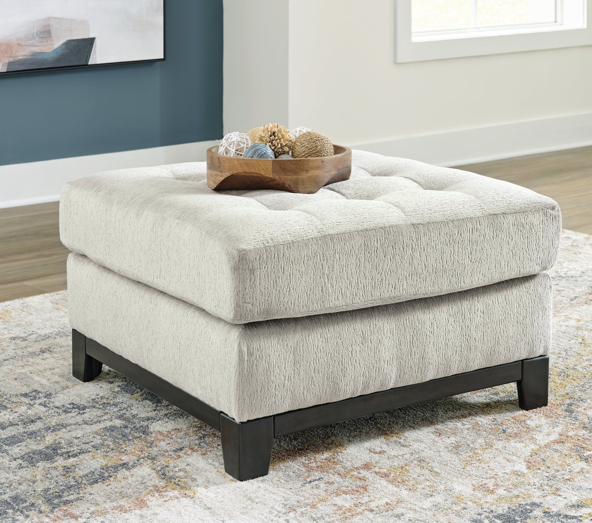 Maxon Place Stone Oversized Accent Ottoman from Ashley - Luna Furniture