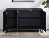 Mazie 3-Door SIdeboard with Patterned Mirror Doors from Steve Silver - Luna Furniture