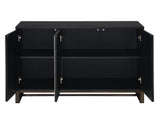 Mazie 3-Door SIdeboard with Patterned Mirror Doors from Steve Silver - Luna Furniture