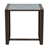 Mazie End Table with Patterned Mirror Top from Steve Silver - Luna Furniture