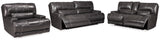 McCaskill Sofa, Loveseat and Recliner in Gray - PKG016179