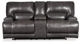 McCaskill Sofa, Loveseat and Recliner in Gray - PKG016179