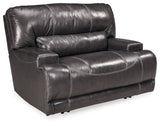 McCaskill Sofa, Loveseat and Recliner in Gray - PKG016179