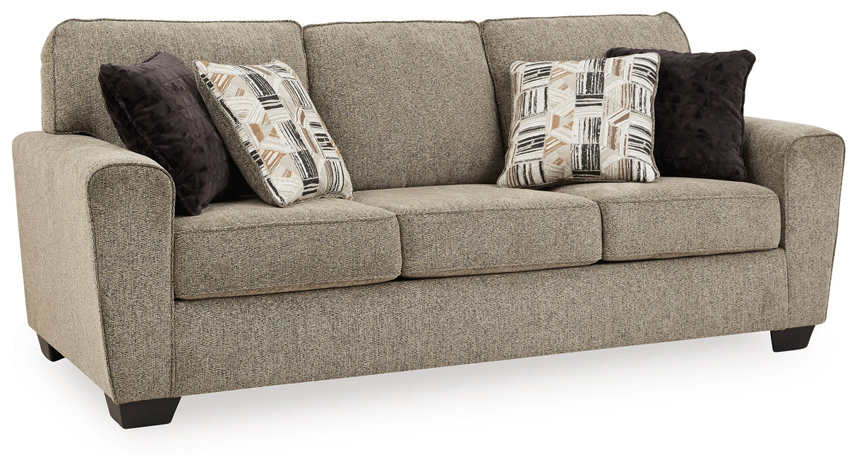 McCluer Sofa and Loveseat in Mocha - PKG011023