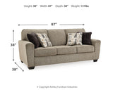 McCluer Sofa, Loveseat and Chair in Mocha - PKG011024