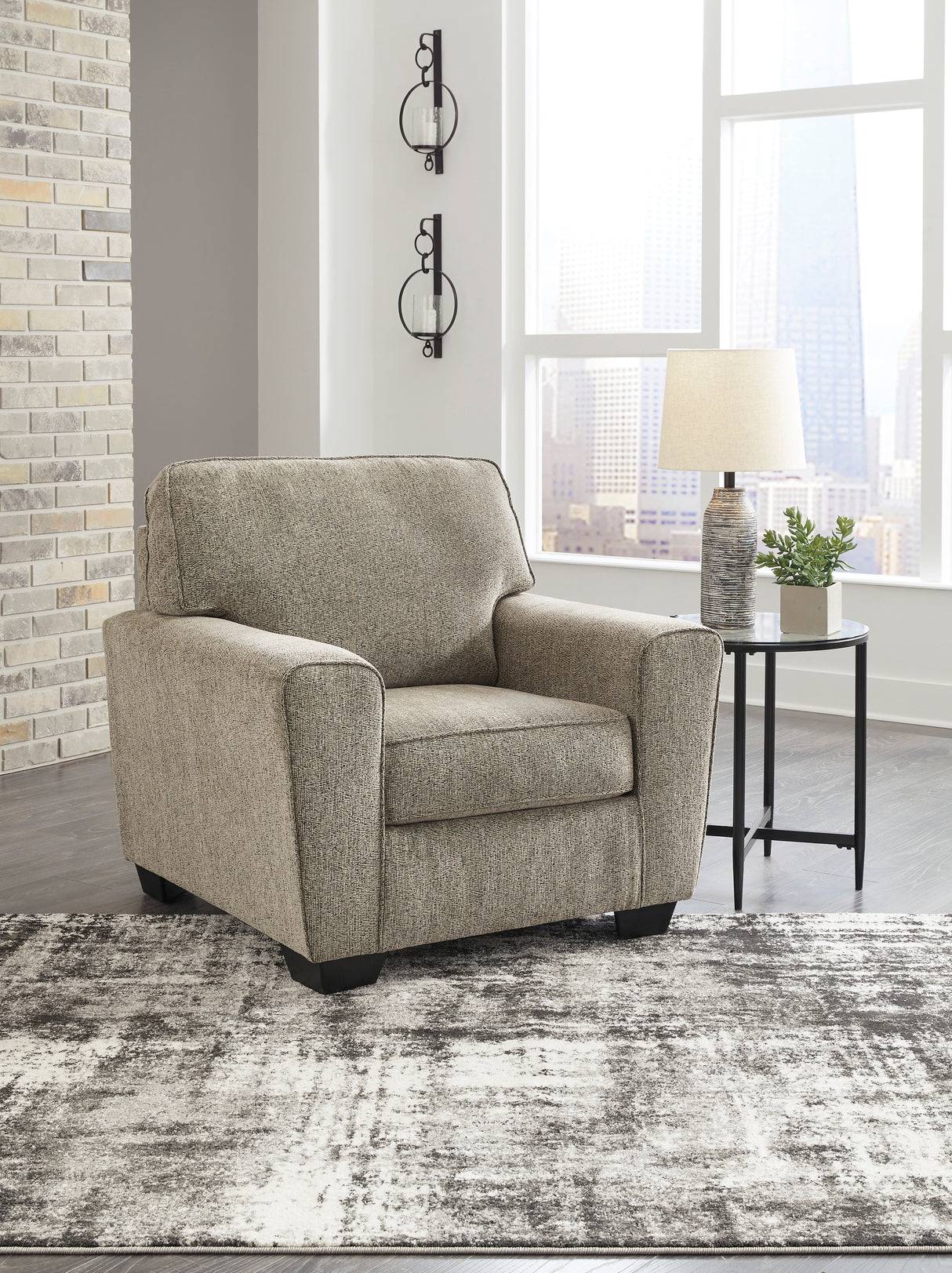 McCluer Sofa, Loveseat and Chair in Mocha - PKG011024