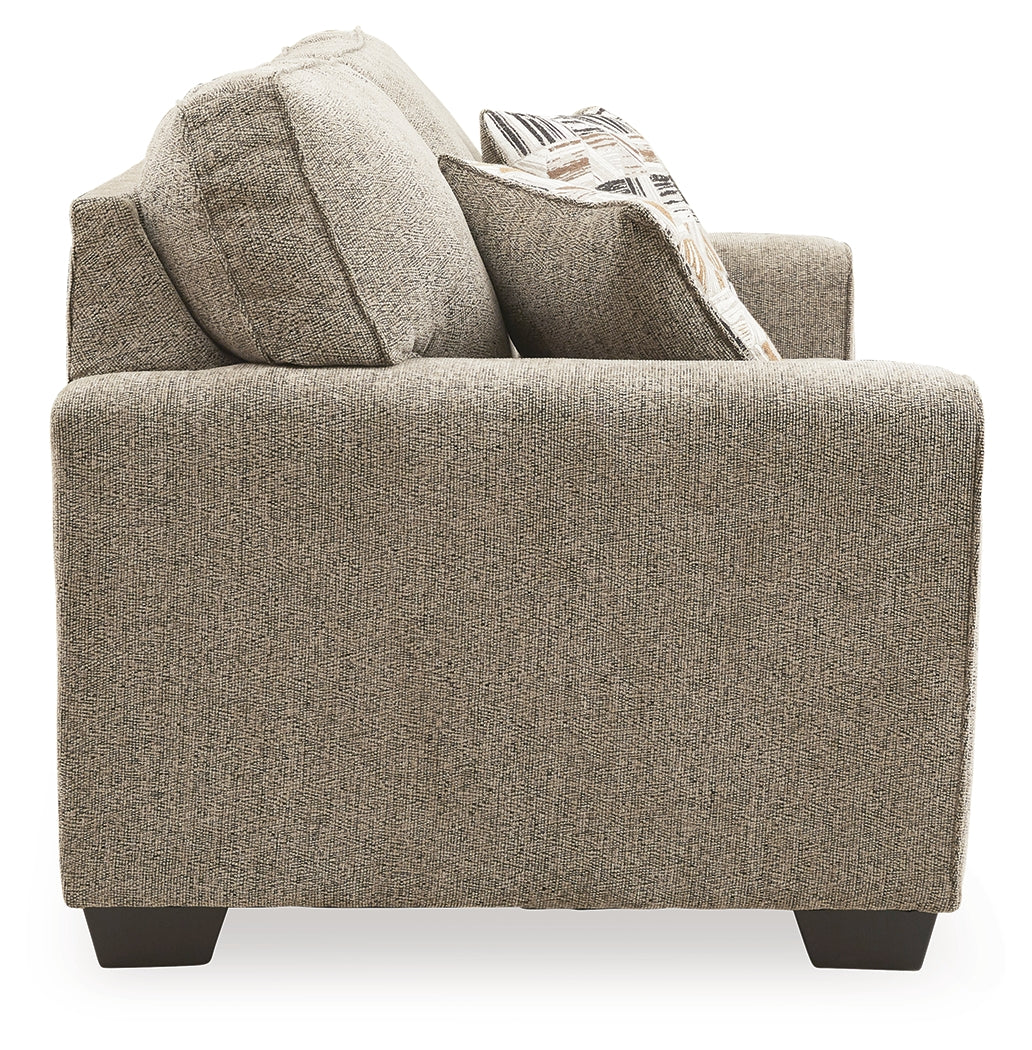 McCluer Sofa, Loveseat and Chair in Mocha - PKG011024