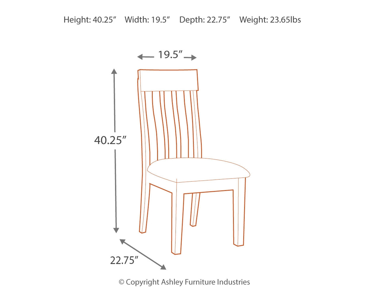 Medium Brown Ralene Dining Table and 6 Chairs - PKG002060