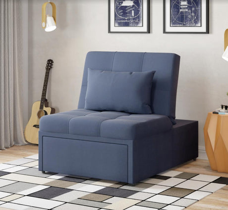 Mello Pull Out Chair In A Box (Corvet Navy) - 15-MEL-202189-01-0