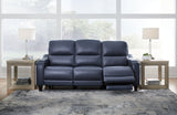 Mercomatic Sofa, Loveseat and Recliner in Ocean - PKG018557