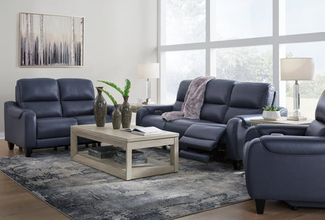 Mercomatic Sofa, Loveseat and Recliner in Ocean - PKG018557