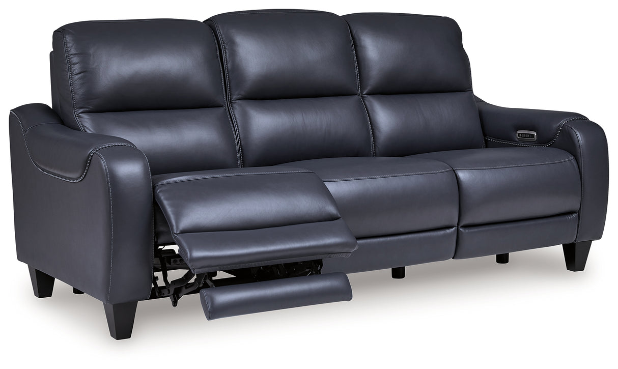 Mercomatic Sofa, Loveseat and Recliner in Ocean - PKG018557