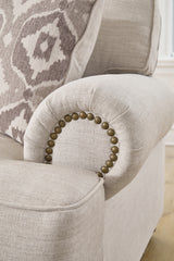 Merrimore Chair and Ottoman in Linen - PKG015494