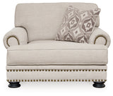 Merrimore Chair and Ottoman in Linen - PKG015494