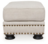 Merrimore Chair and Ottoman in Linen - PKG015494