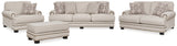 Merrimore Sofa, Loveseat, Chair and Ottoman in Linen from Ashley - Luna Furniture