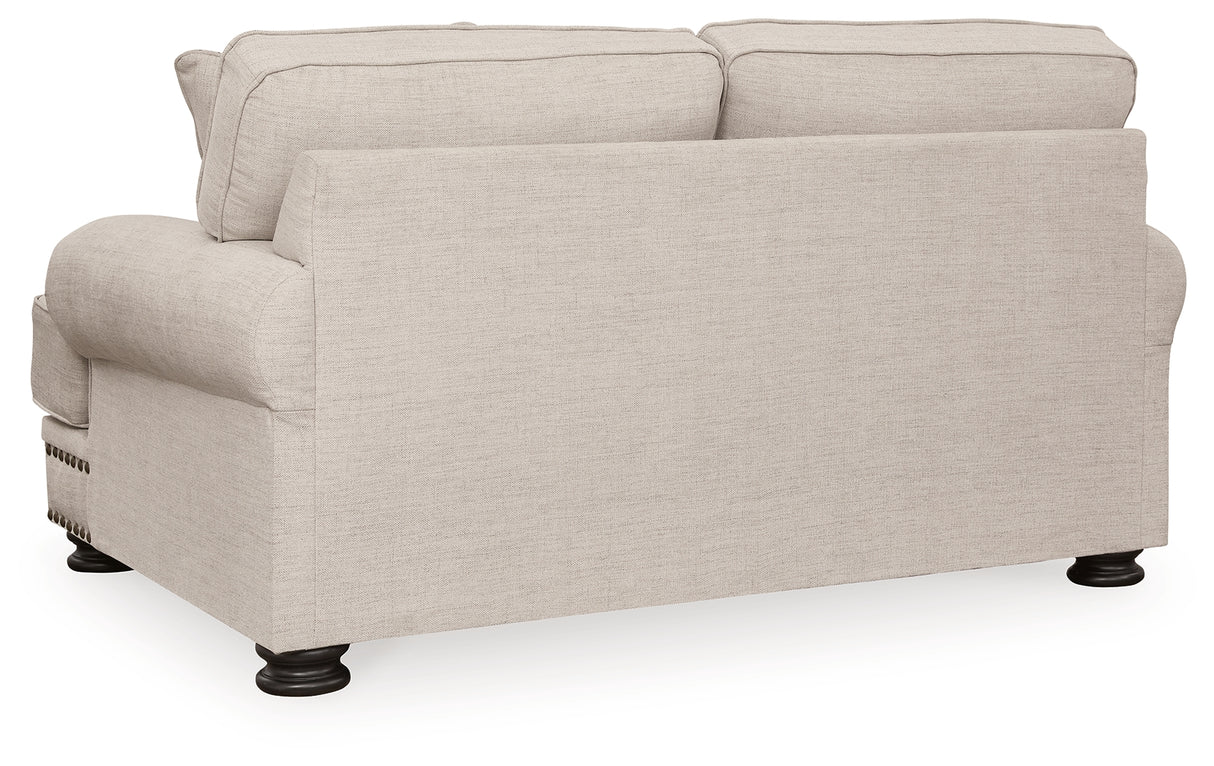 Merrimore Sofa, Loveseat, Chair and Ottoman in Linen from Ashley - Luna Furniture