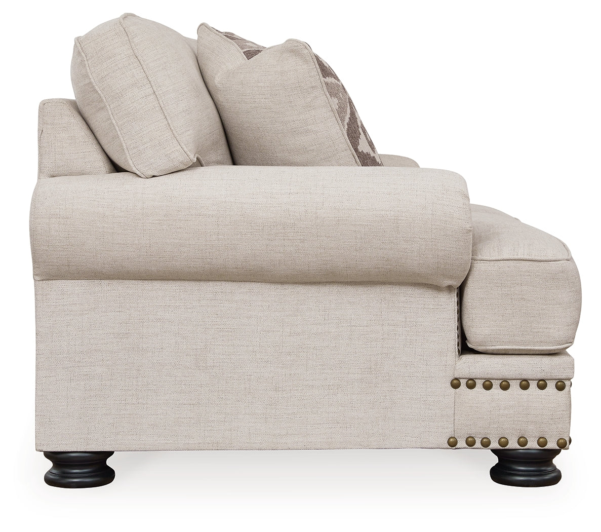 Merrimore Sofa, Loveseat, Chair and Ottoman in Linen from Ashley - Luna Furniture