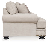 Merrimore Sofa, Loveseat, Chair and Ottoman in Linen from Ashley - Luna Furniture