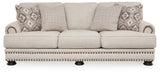 Merrimore Sofa, Loveseat, Chair and Ottoman in Linen from Ashley - Luna Furniture