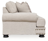 Merrimore Sofa, Loveseat, Chair and Ottoman in Linen from Ashley - Luna Furniture