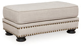 Merrimore Sofa, Loveseat, Chair and Ottoman in Linen from Ashley - Luna Furniture