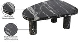 Messina Coffee Table in Black from Meridian - Luna Furniture