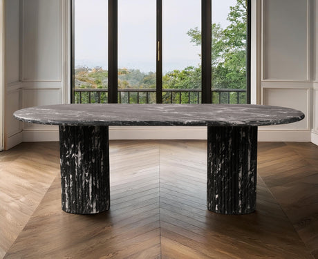 Messina Dining Table in Black from Meridian - Luna Furniture