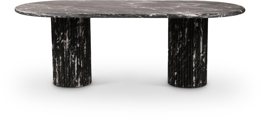 Messina Dining Table in Black from Meridian - Luna Furniture