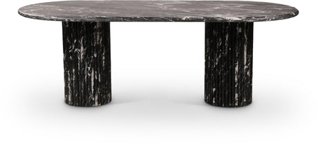 Messina Dining Table in Black from Meridian - Luna Furniture