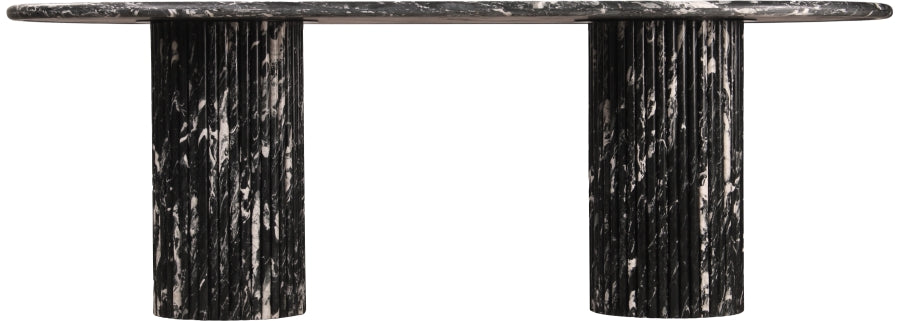 Messina Dining Table in Black from Meridian - Luna Furniture