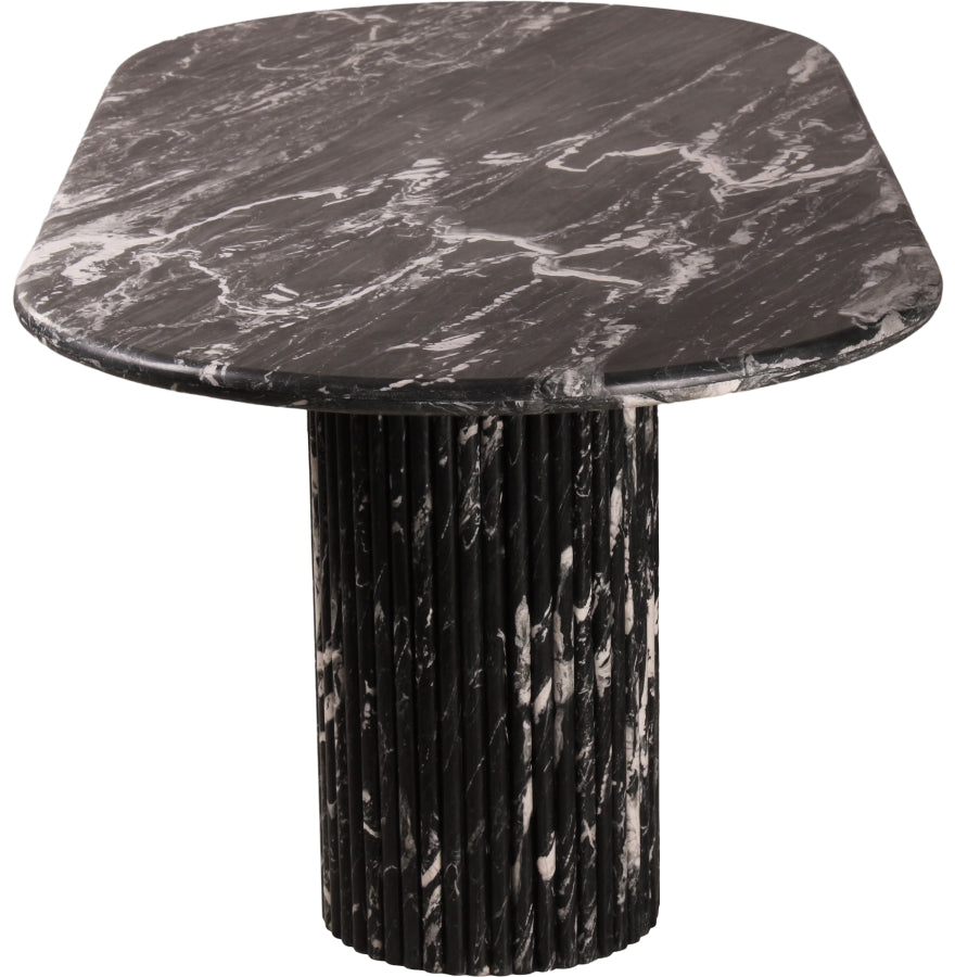 Messina Dining Table in Black from Meridian - Luna Furniture