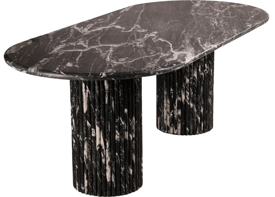 Messina Dining Table in Black from Meridian - Luna Furniture