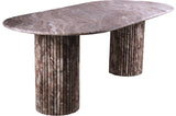 Messina Dining Table in Brown from Meridian - Luna Furniture