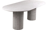 Messina Dining Table in White from Meridian - Luna Furniture