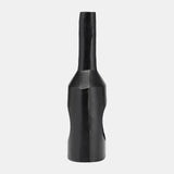 Metal,12"h, Small Modern Open Cut Out Vase,black from Sagebrook Home - Luna Furniture