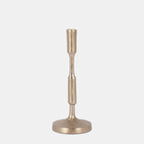 Metal, 12"h Taper Candle Holder, Champagne - 16976-06