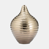 Metal,12",shell Like Vase,gold from Sagebrook Home - Luna Furniture