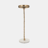 Metal, 14" Contemporary Candle Holder, Gold from Sagebrook Home - Luna Furniture