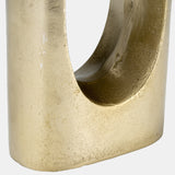 Metal,16"h,tall Modern Open Cut Out Vase,gold from Sagebrook Home - Luna Furniture