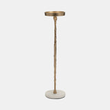 Metal, 17" Contemporary Candle Holder, Gold from Sagebrook Home - Luna Furniture