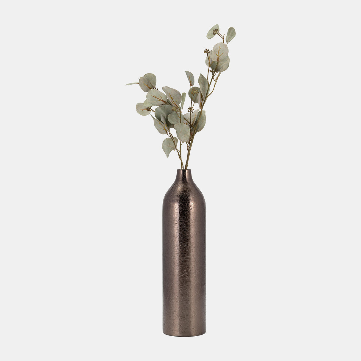 Metal, 18"h Cylinder Vase, Black from Sagebrook Home - Luna Furniture