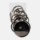 Metal, 18" Ring Toss On Acrylic Candleholder, Gunm from Sagebrook Home - Luna Furniture