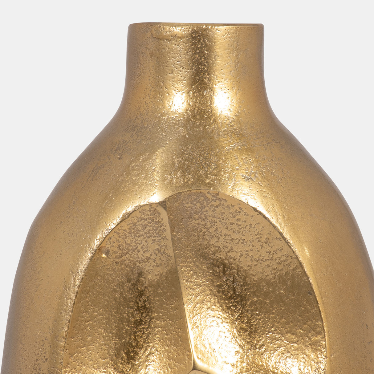 Metal, 19" Cut-out Vase, Gold from Sagebrook Home - Luna Furniture