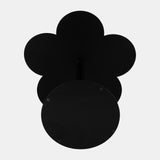 Metal, 22"dx21"h Clover Shaped Side Table,black Kd from Sagebrook Home - Luna Furniture