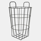 Metal 22"h Storage Basket, Brown from Sagebrook Home - Luna Furniture