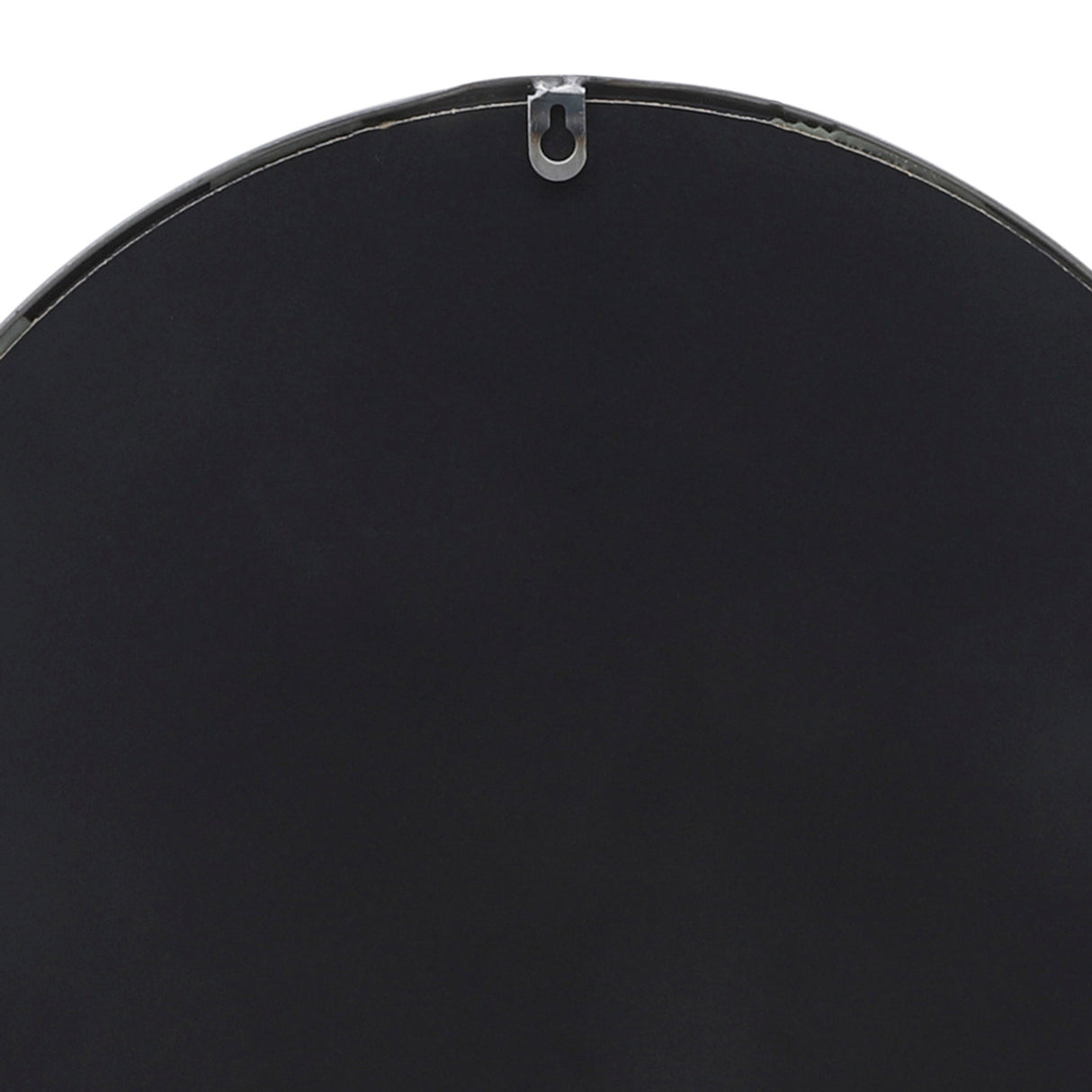 Metal, 24"h, Mirror With Man Deco, Black - 16588-01