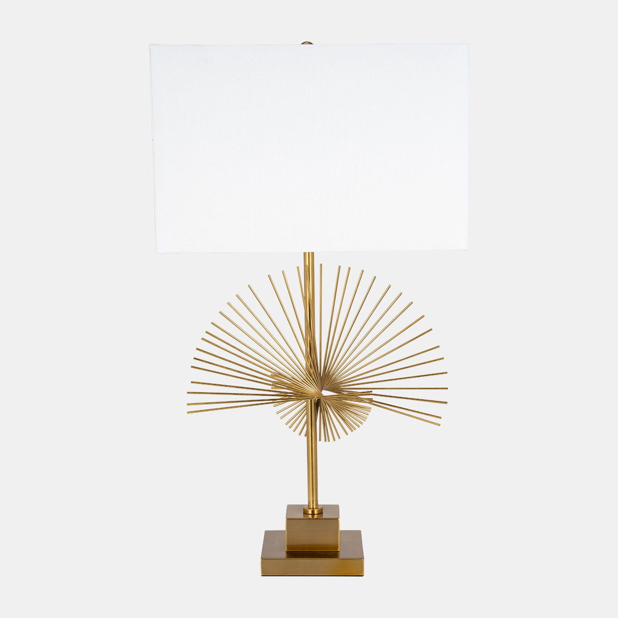 Metal 31" Rays Table Lamp, Gold from Sagebrook Home - Luna Furniture