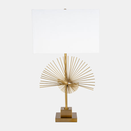 Metal 31" Rays Table Lamp, Gold from Sagebrook Home - Luna Furniture