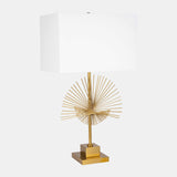 Metal 31" Rays Table Lamp, Gold from Sagebrook Home - Luna Furniture